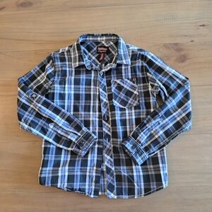 Classic Kids Plaid Button-Down Shirt